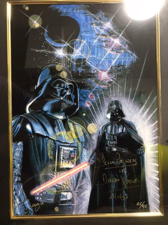 【直筆サイン】STARWARS スターウォーズ　ダースベーダー　オートグラフ