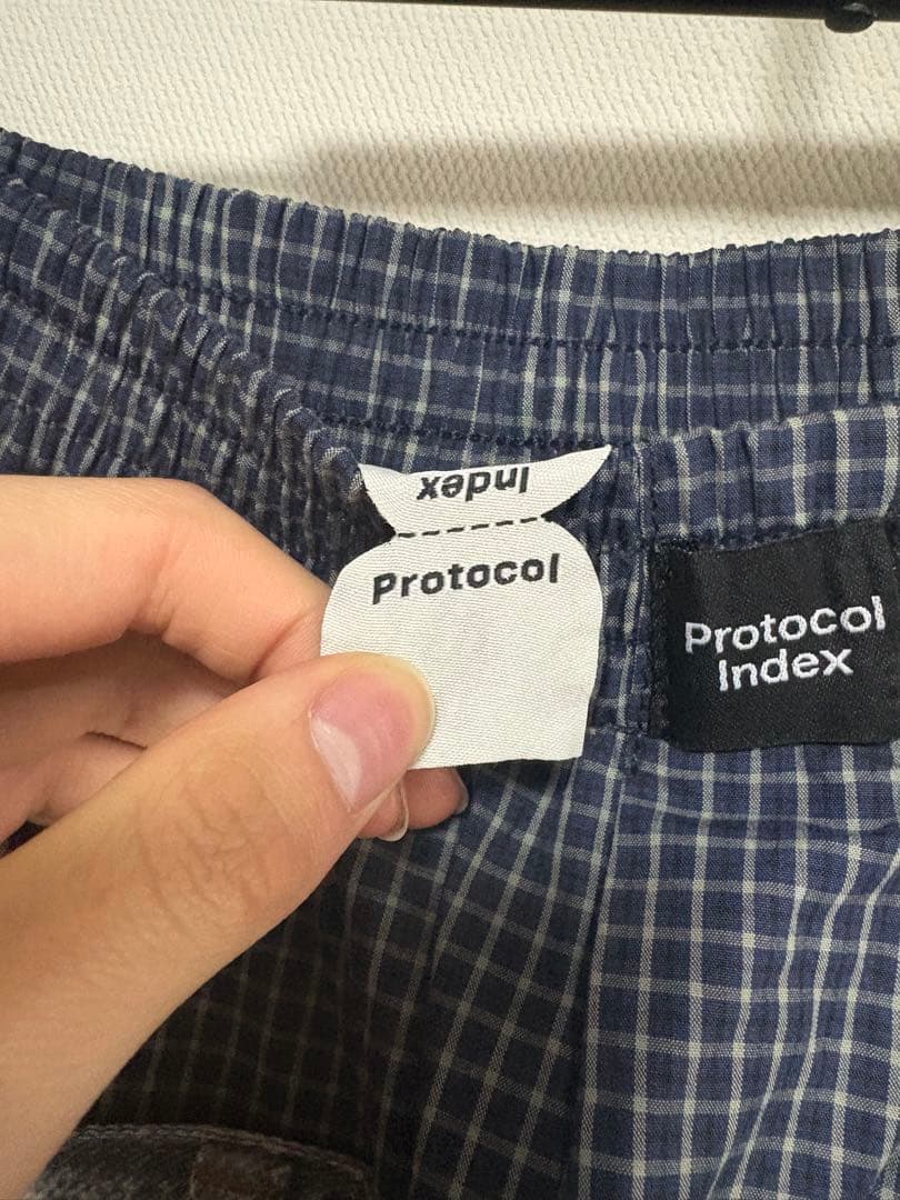パンツ Protocol Index TROMPELOEIL LAYERED PANTS