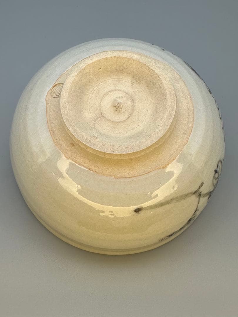 茶道具　茶碗　清風与平　菊画