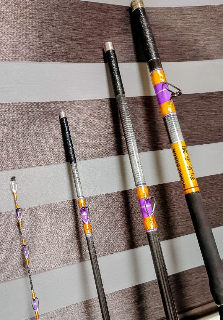 フルカスタム品！オリムピックボロン列島石鯛510 4本継ぎ石鯛竿