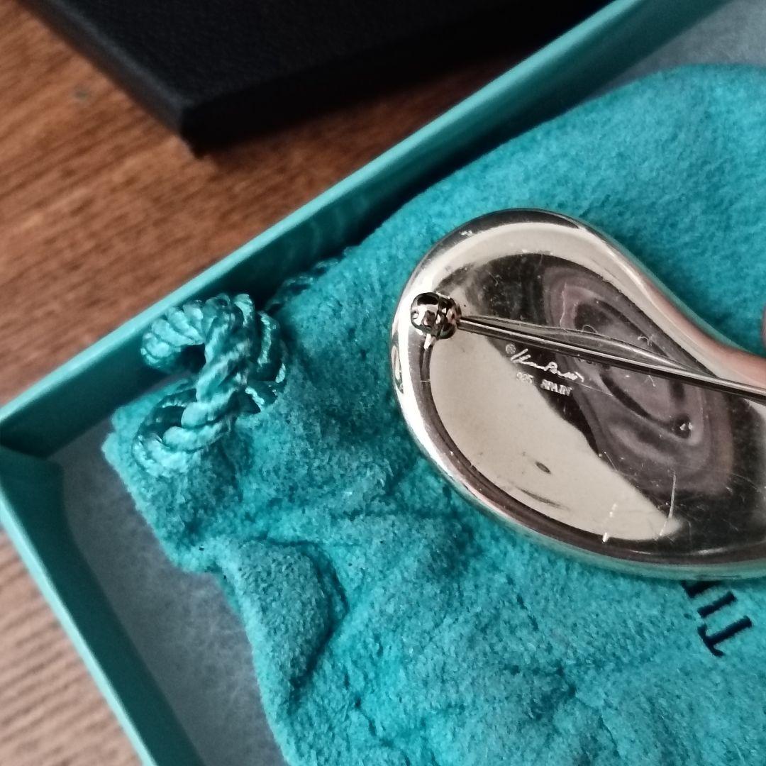 ティファニー ブローチ ビーン 刻印 シルバー 925