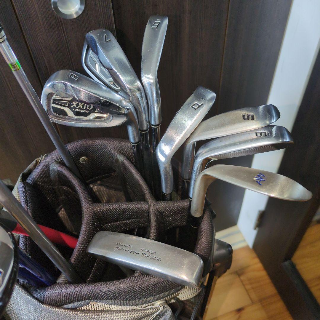 ゴルフクラブ　セット　XX10 PRGR Maruman テーラーメイドバッグ