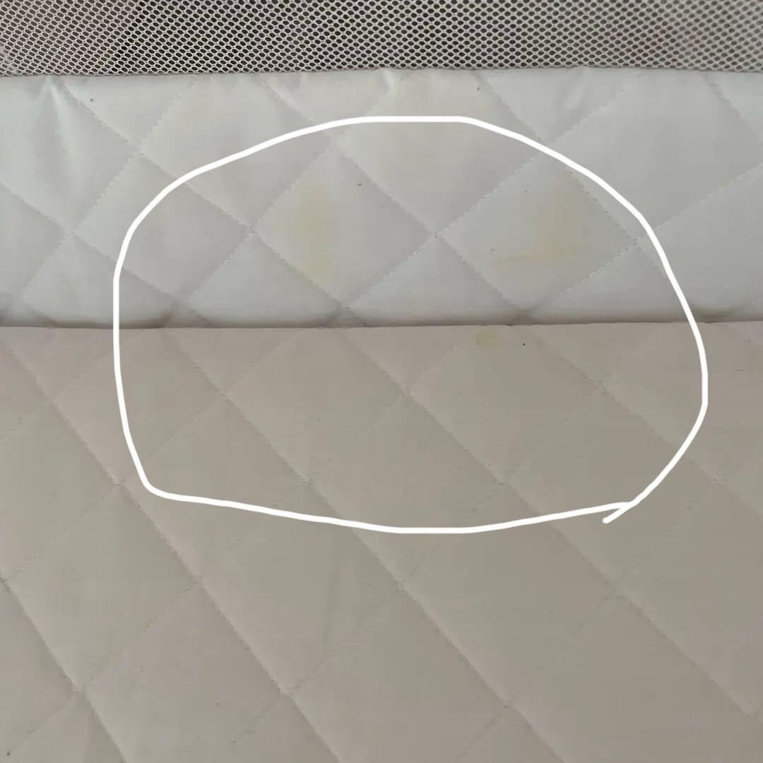 HZDMJ折りたたみ式ベビーベッド　白