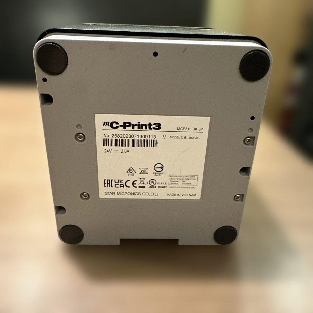 【まとめ割あり】スター精密 mC-Print3 MCP31L BK