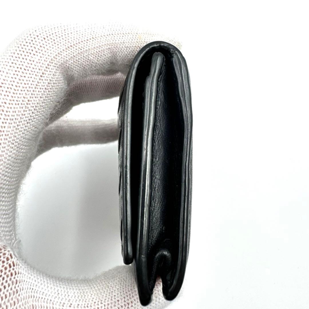 BOTTEGAVENETA 名刺入れ　ブラック　本革　イントレチャート