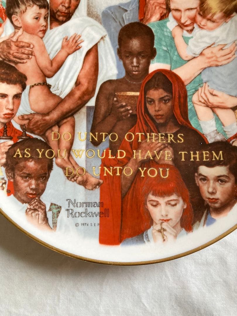 レア⭐︎ノーマンロックウェルの絵皿