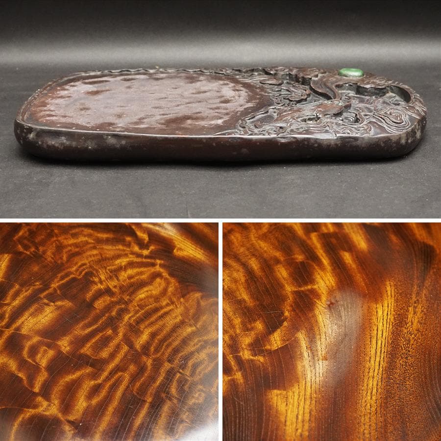 中国古玩 老杭 翡翠 端渓硯 唐物 骨董 書道具 未使用品 文房四寶 古美術品