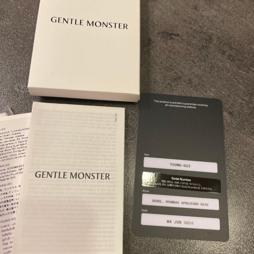 超美品GENTLE MONSTER YOUNG韓国製