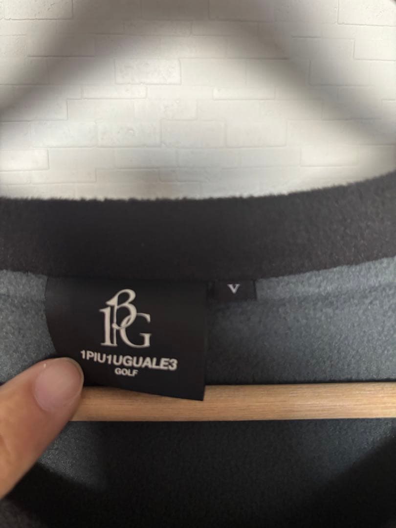 1PIU1UGUALE3 GOLF スニード ブルゾン サークルロゴ　トレーナー