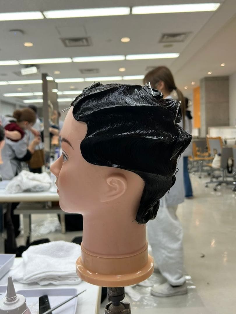 美容師国家試験 オールウェーブウィッグ