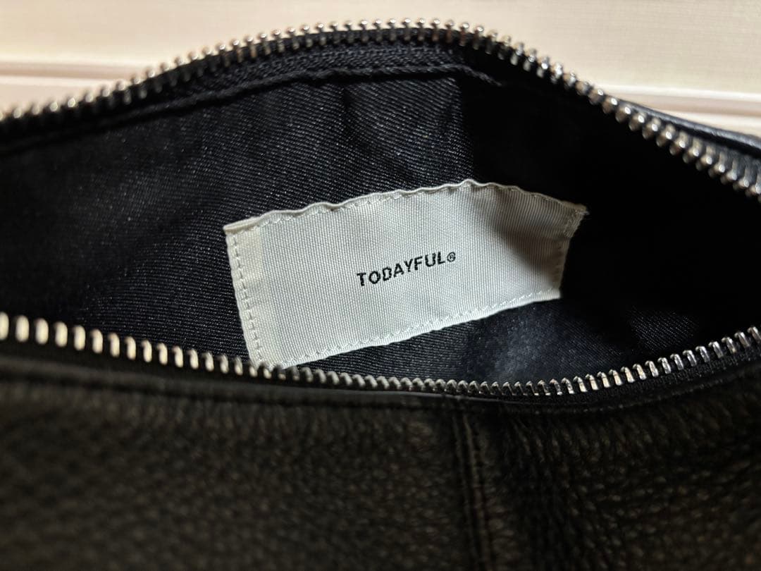 todayful Leather Wrap Bag ブラック