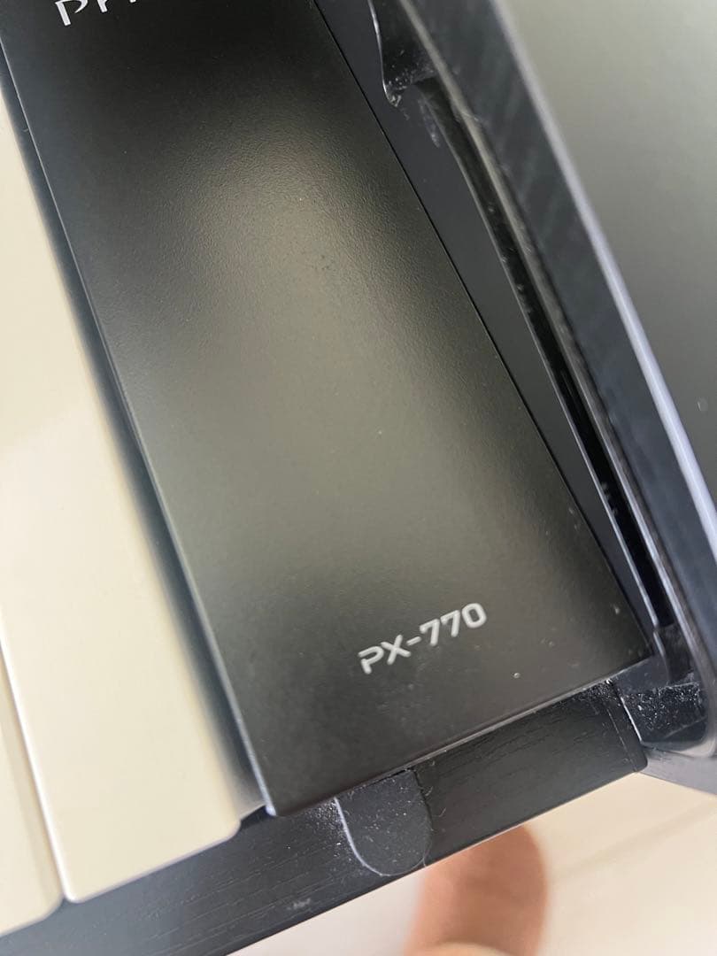 ［長野県引き取り限定 ］CASIO PX-770 電子ピアノ 黒 椅子付き