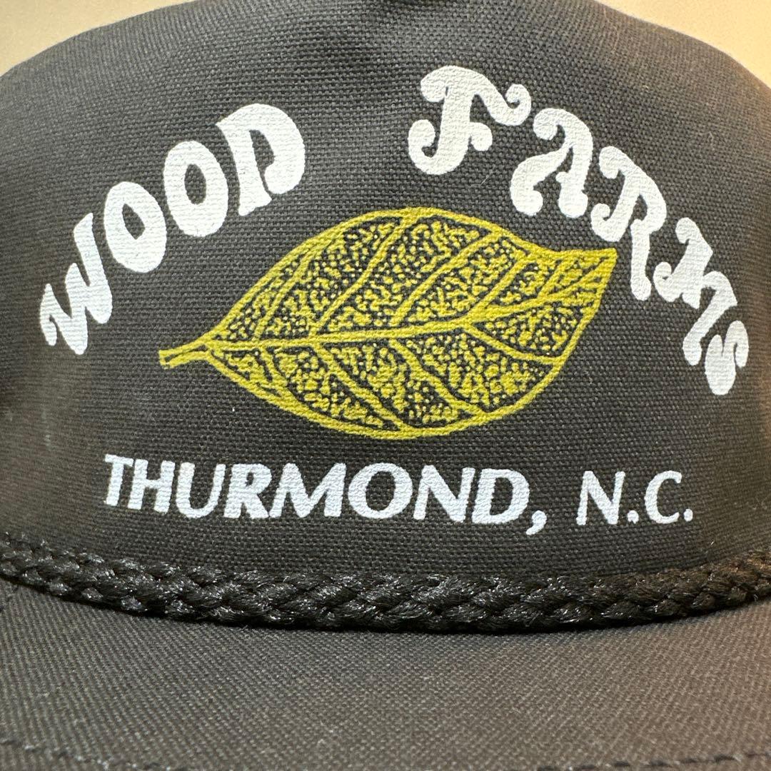 希少 USA製 80s 90sデッドストック ロープ キャップ 企業ロゴ