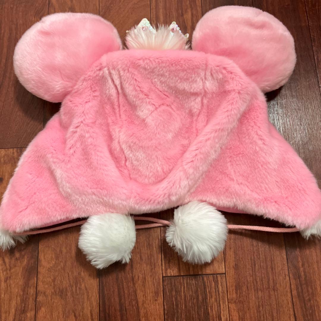 ミニーちゃん　ファンキャップ　王冠　ピンク　クラウン