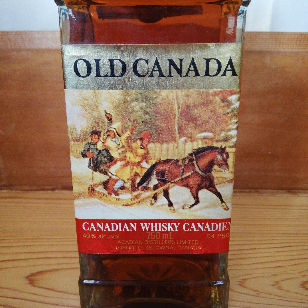 アルバータスプリングス，オールドカナダ，カナディアンクラブ×２ 計４本セット