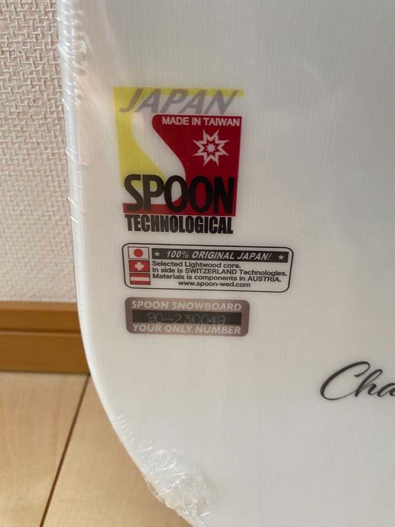 SPOON スノーボード CHARM 90 cm ホワイト