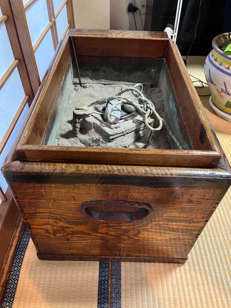 長火鉢 木製 アンティーク