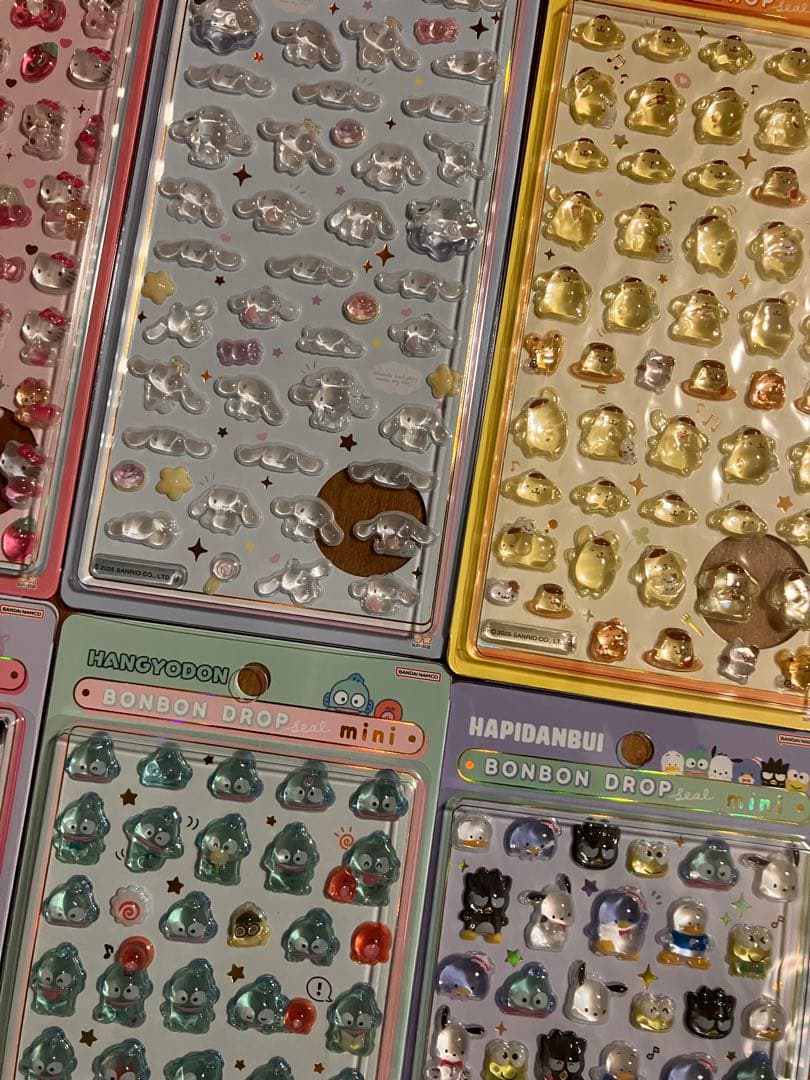 ボンボンドロップシール サンリオミニ コンプセット 8種類 サンリオmini