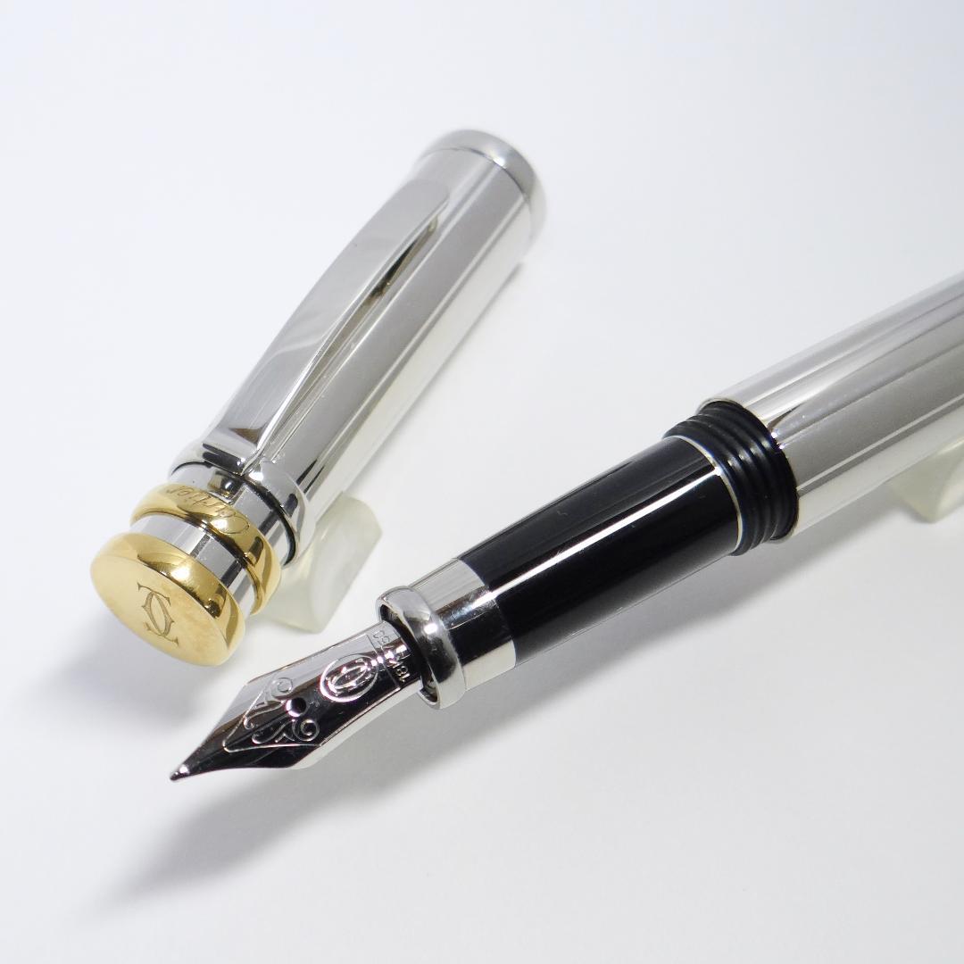 【買得・美品】カルティエ ドゥ・カルティエ Cartier 万年筆 18Kペン先