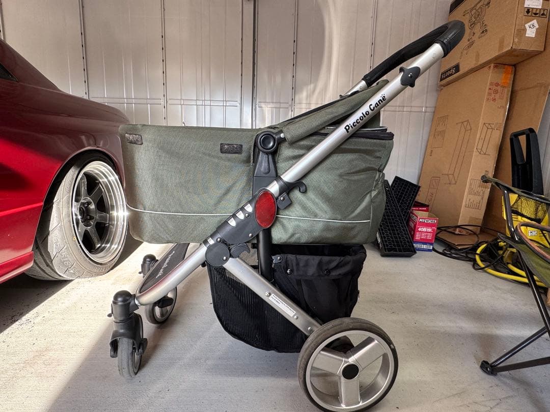 ピッコロカーネ　タント　ペットカート バギー モスグリーン 直接引取可