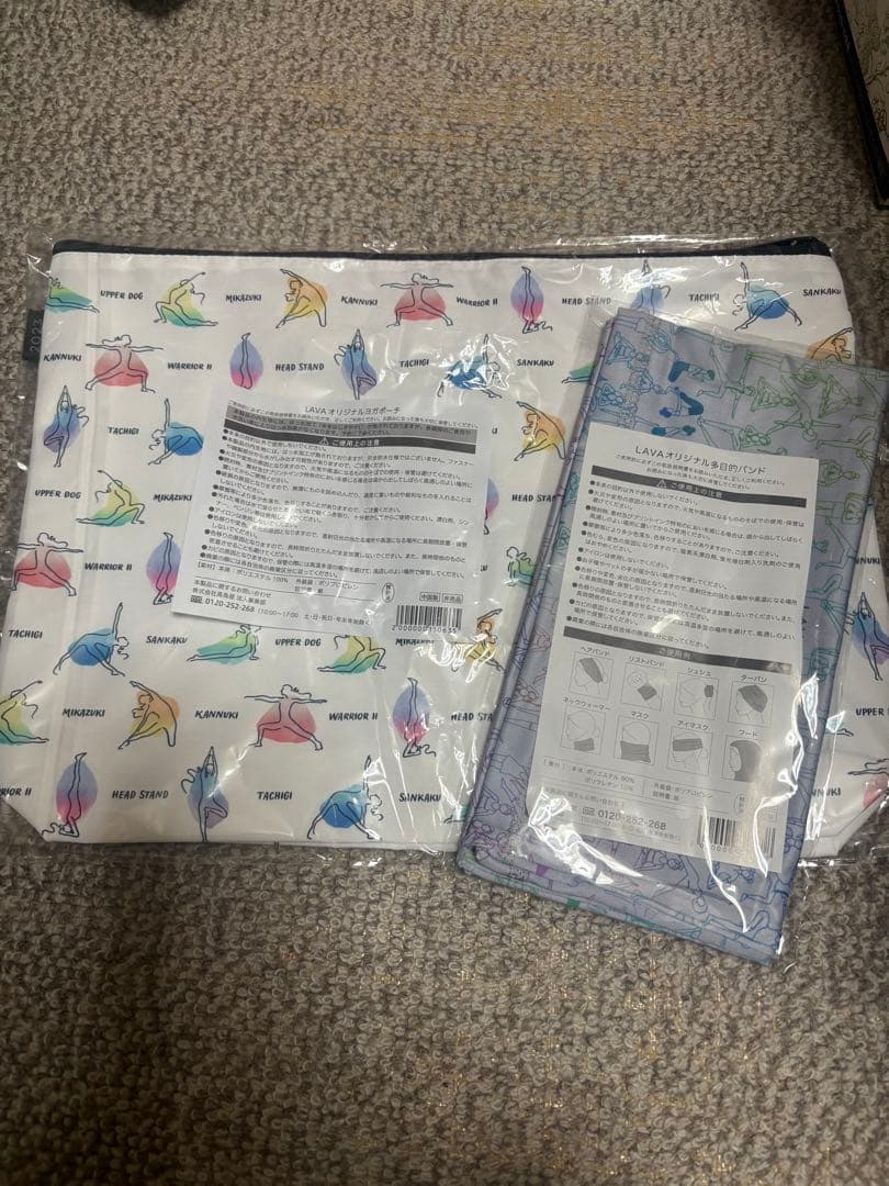 SUKALA ヨガマット プリントヨギラグ シーサイド ミニー バンド ポーチ