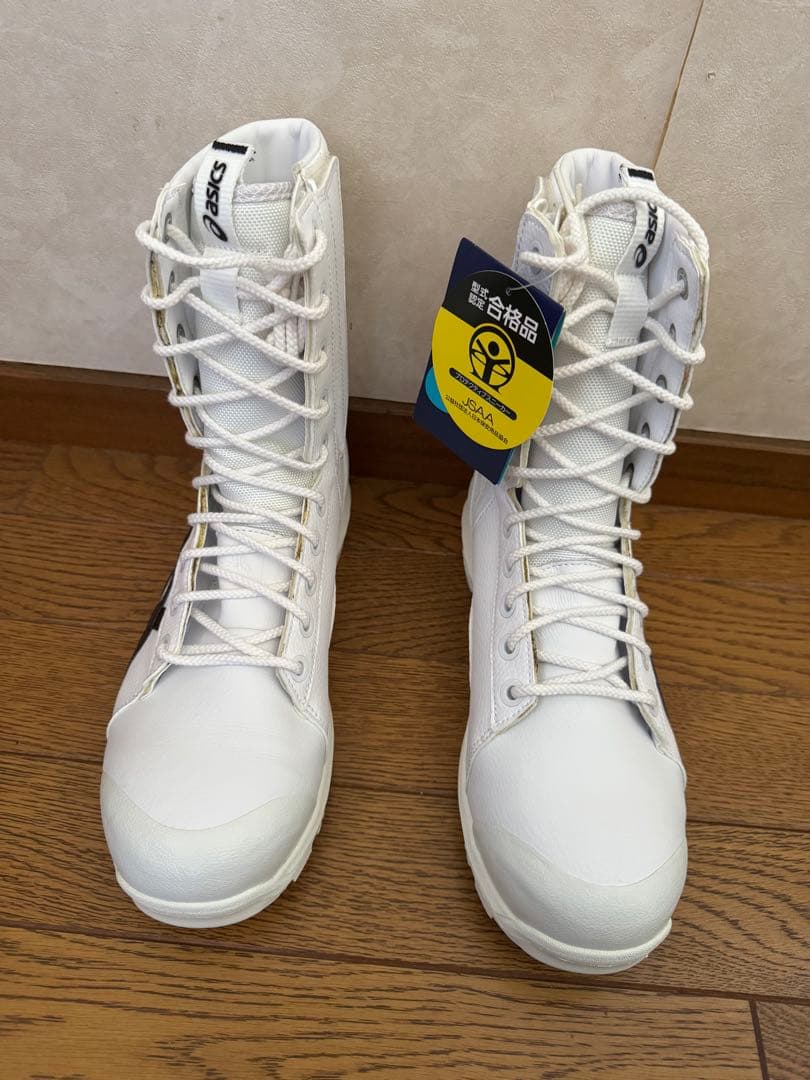 ASICS ホワイト安全靴 winjob cp402