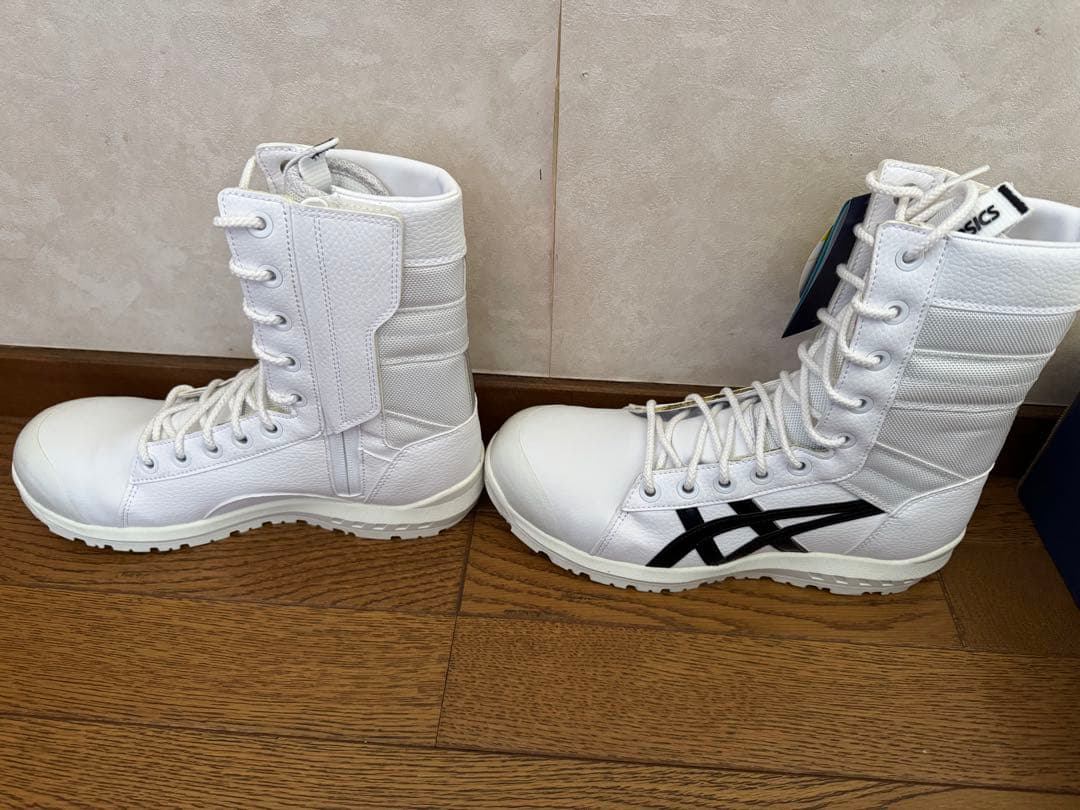ASICS ホワイト安全靴 winjob cp402