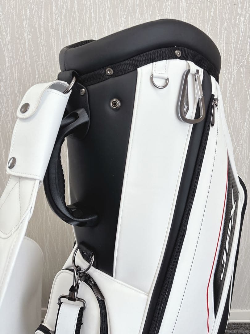 極美品❗️MIZUNO/ JPXアスリート 合成革製 迫力の9型キャディバッグ