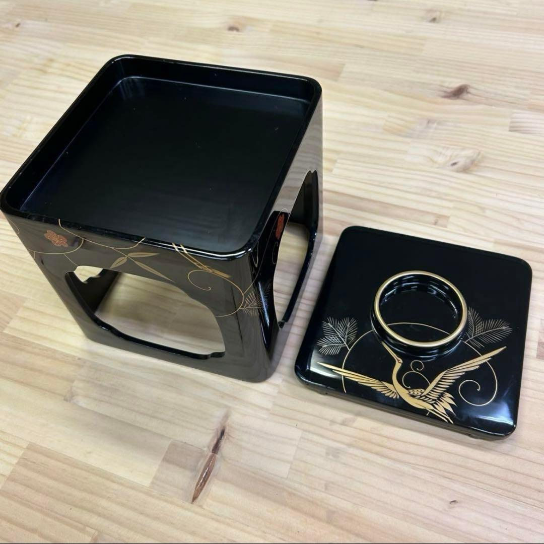 善 輪島塗 西村国保(保証書 箱アリ) 木製 お善 漆芸 漆器 工芸品 漆 蒔絵