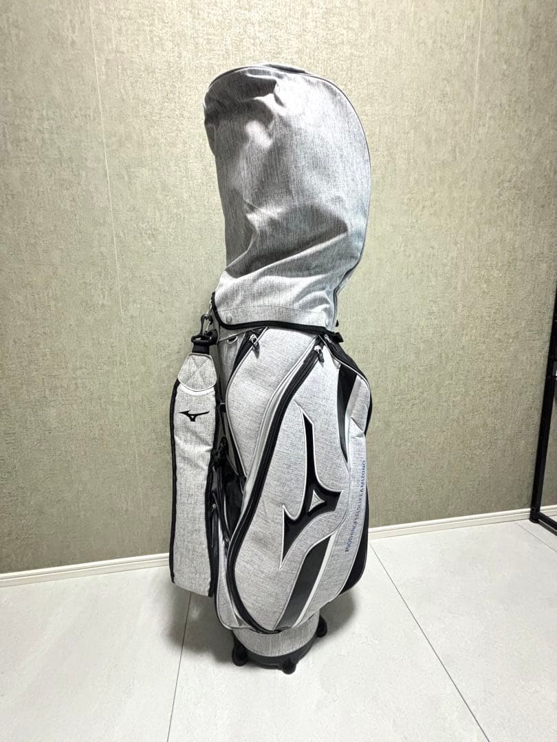MIZUNO キャディバッグ ライトスタイル グレー 美品