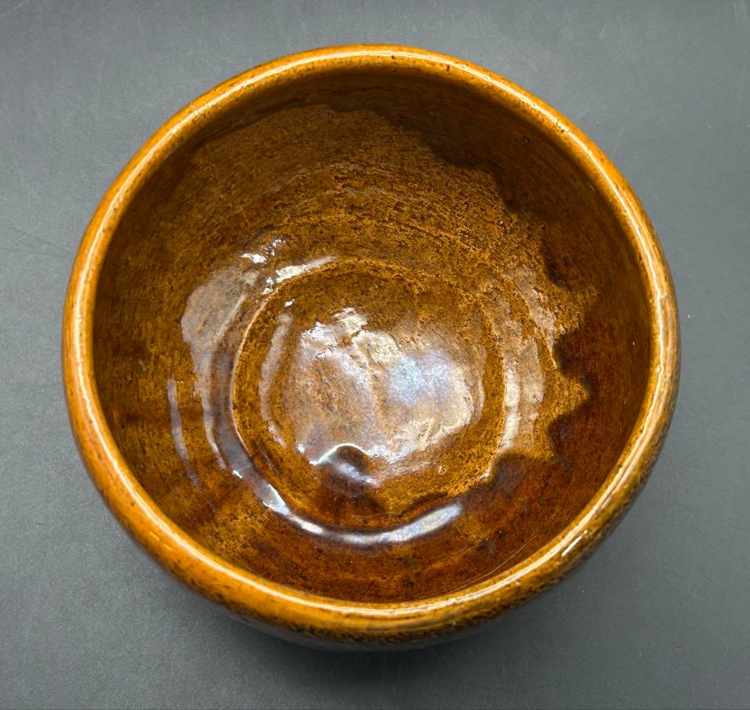 陶器　大樋焼　大樋勘兵衛　飴釉　茶道具　茶碗　金継ぎ用