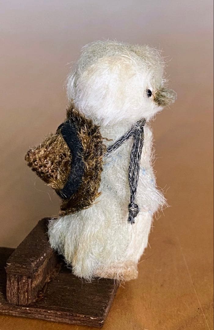 moriのえほん様　三角帽子のペンギン　ぬいぐるみ　ミニチュア　ハンドメイド