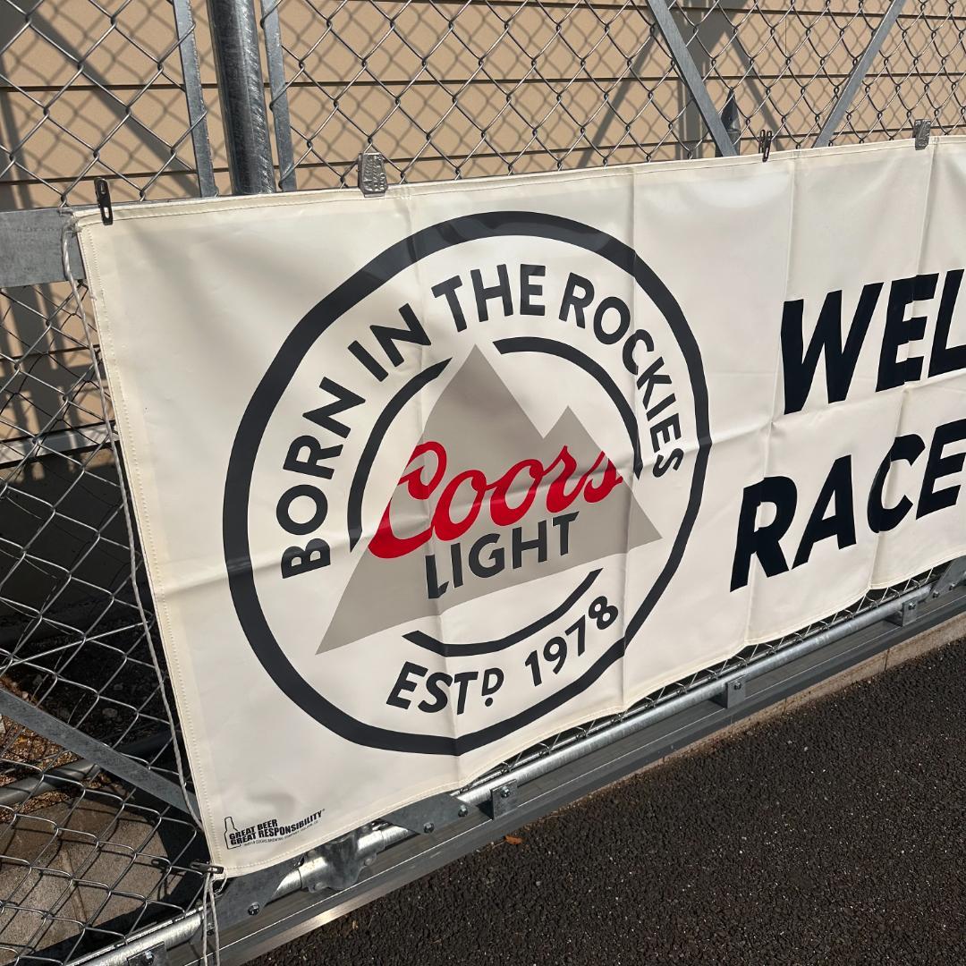 Coors LIGHT バナー ／アメリカンビール販促バナー