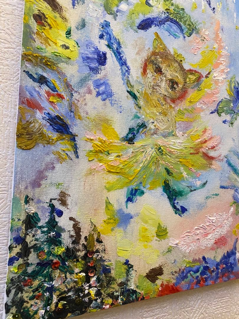 油彩　【practice dancing 】　一点もの　4F