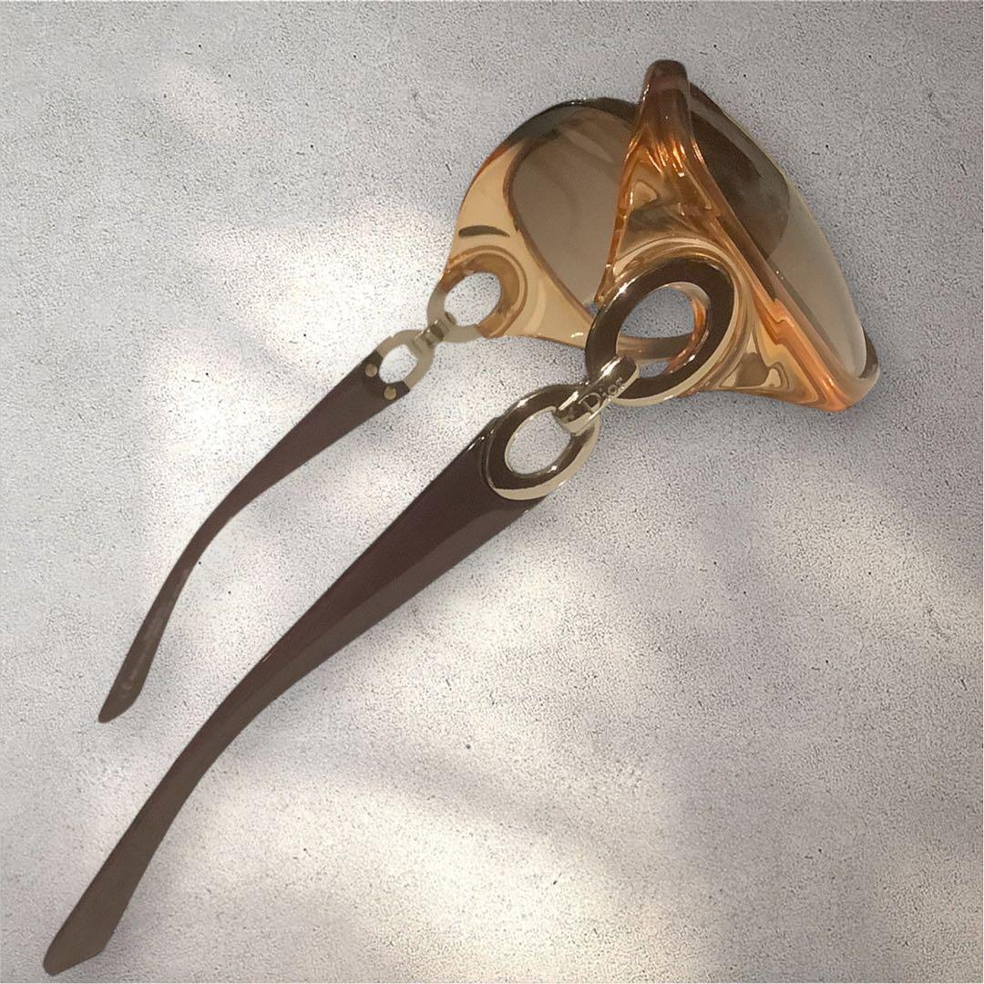 Christian Dior ブラウン サングラス 極美品 レディース／メンズ