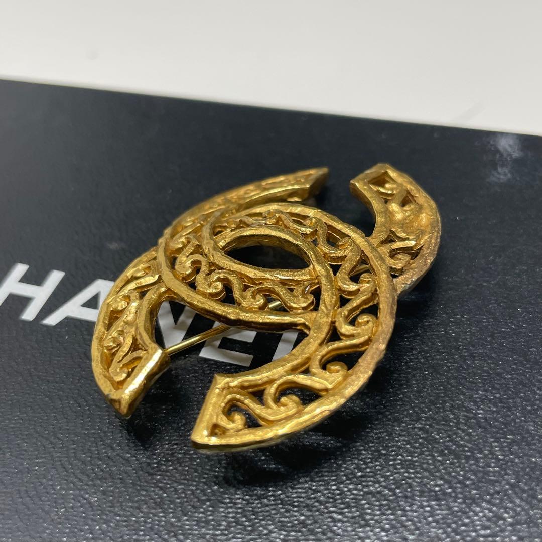 L*e様 CHANEL ヴィンテージ　ゴールド ココマーク　ブローチ