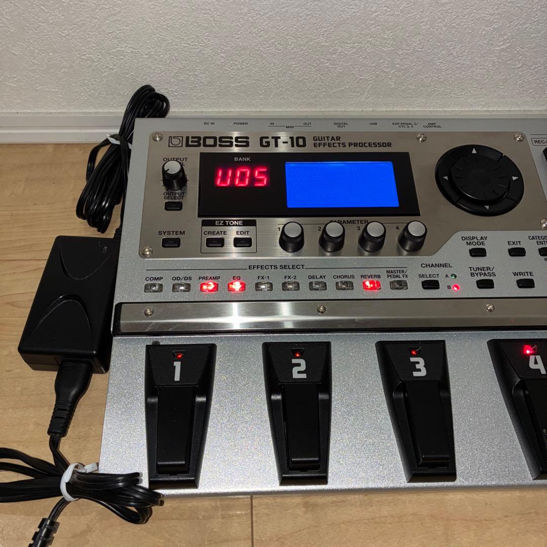 完動品！acアダプターセット　【美品】BOSS GT-10 マルチエフェクター