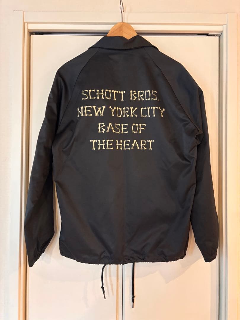 SCHOTT ショット ボーンフォントロゴ コーチジャケット
