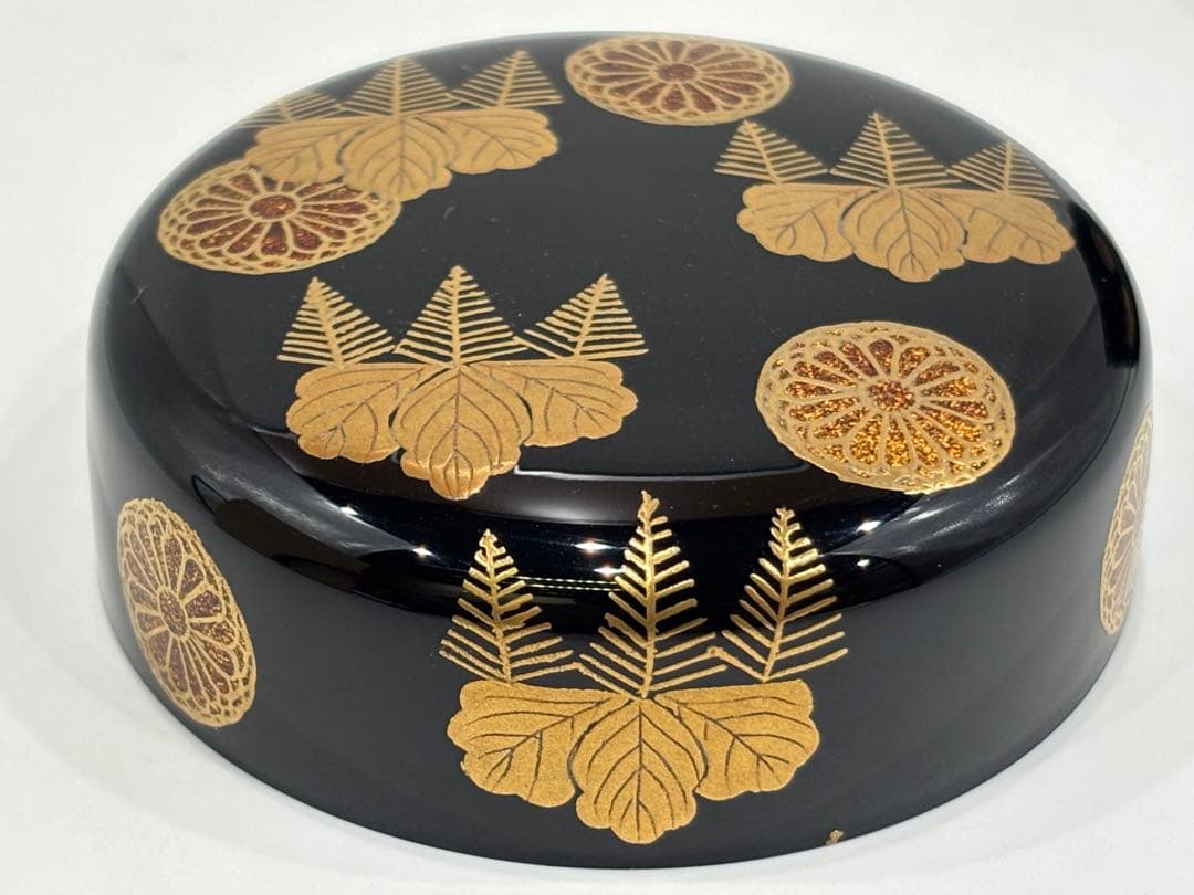 茶道具 高台寺蒔絵 大棗 竹内幸斎 棗 共箱