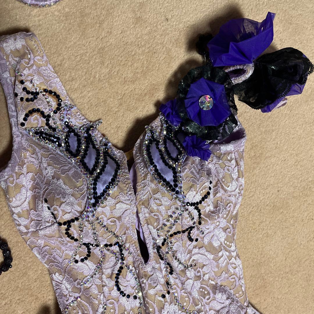 社交ダンスドレス　イヤリング付き