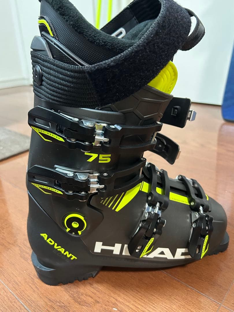 スキーブーツ ヘッド　黒緑　25.5センチ