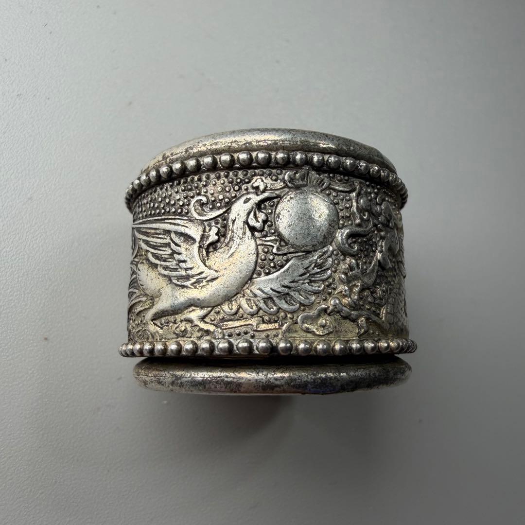 旧蔵　ドラゴンと鳳凰　リング　扳指　親指用