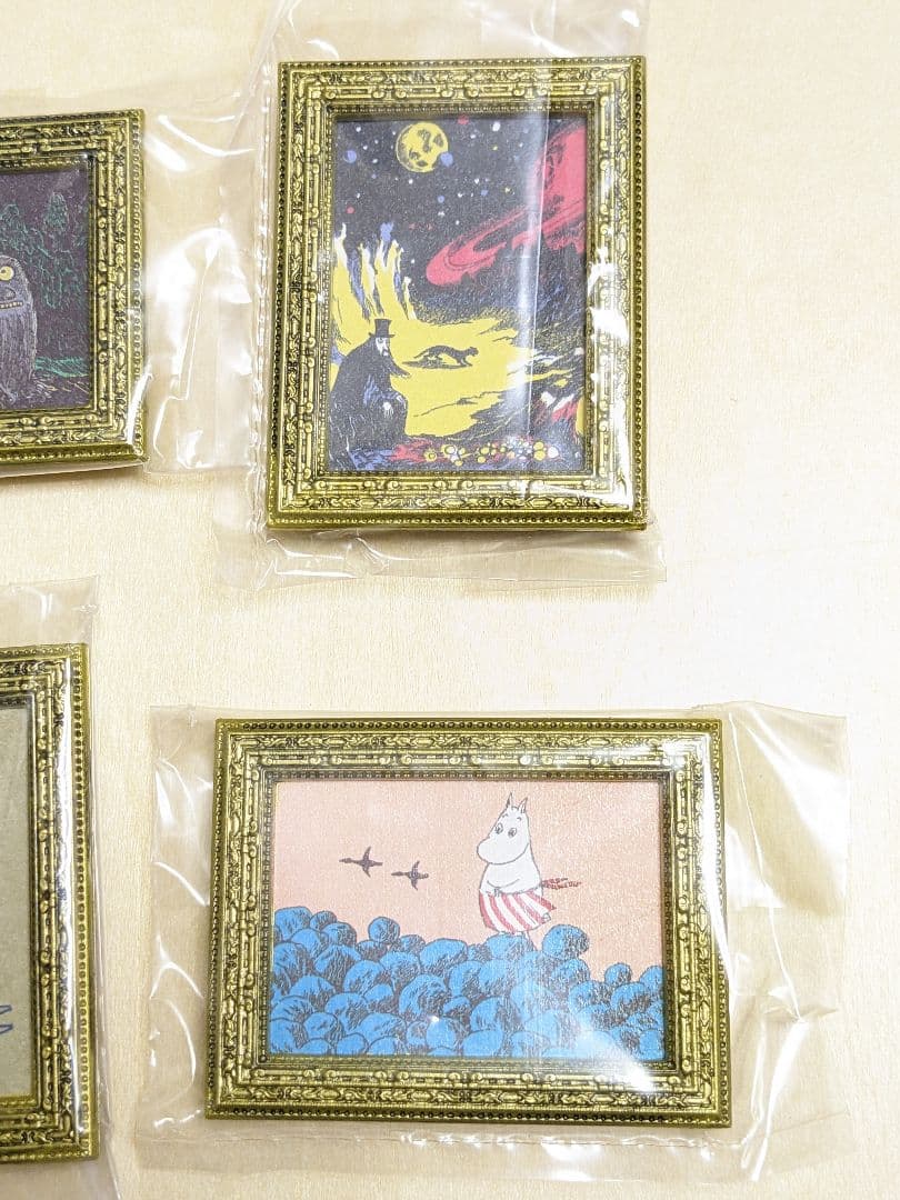 ムーミン ミニチュアアートマグネット　全6種類セット　カプセルトイ　レア