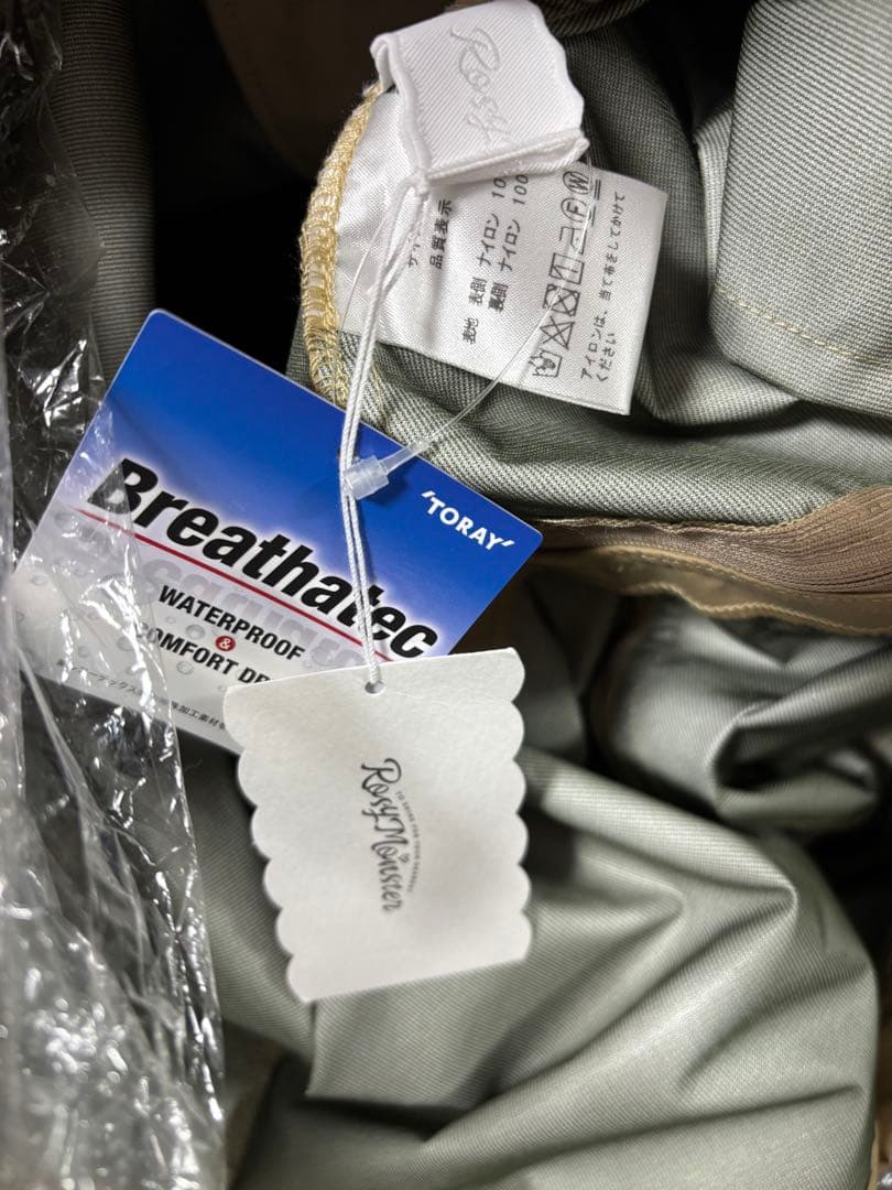 【新品】レインコート2way scallop water proof coat