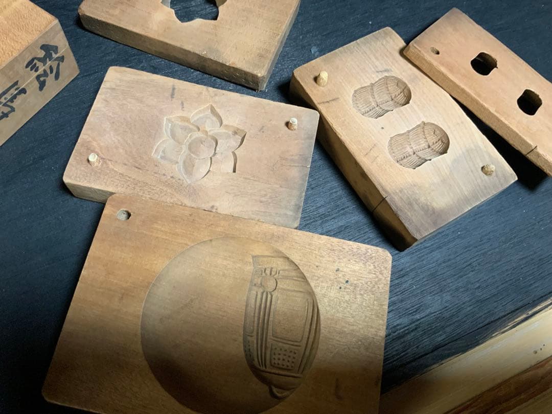 木製型抜きセット ９個 菓子型 落雁