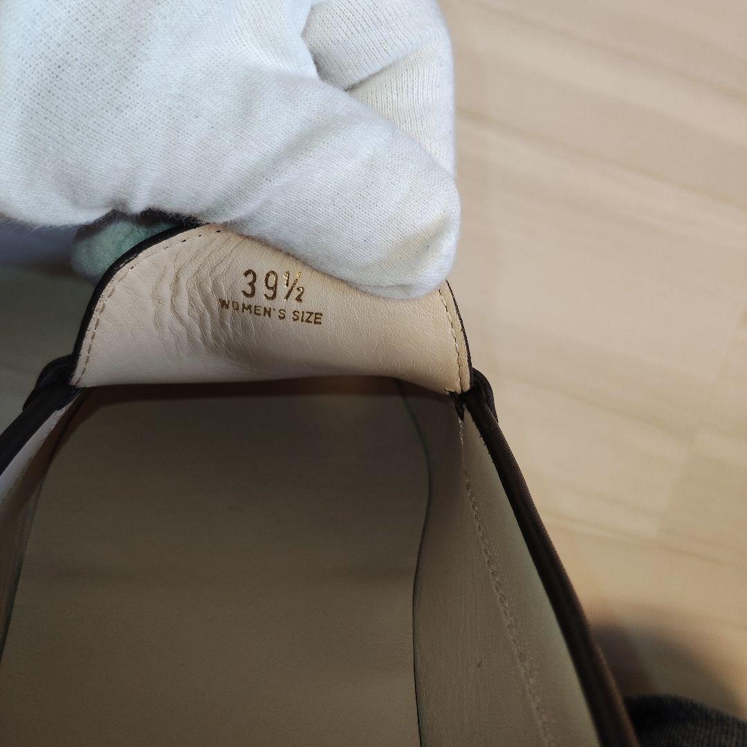 ⭐TOD'SダブルTドライビングシューズ　EU39.5 BRW woman's