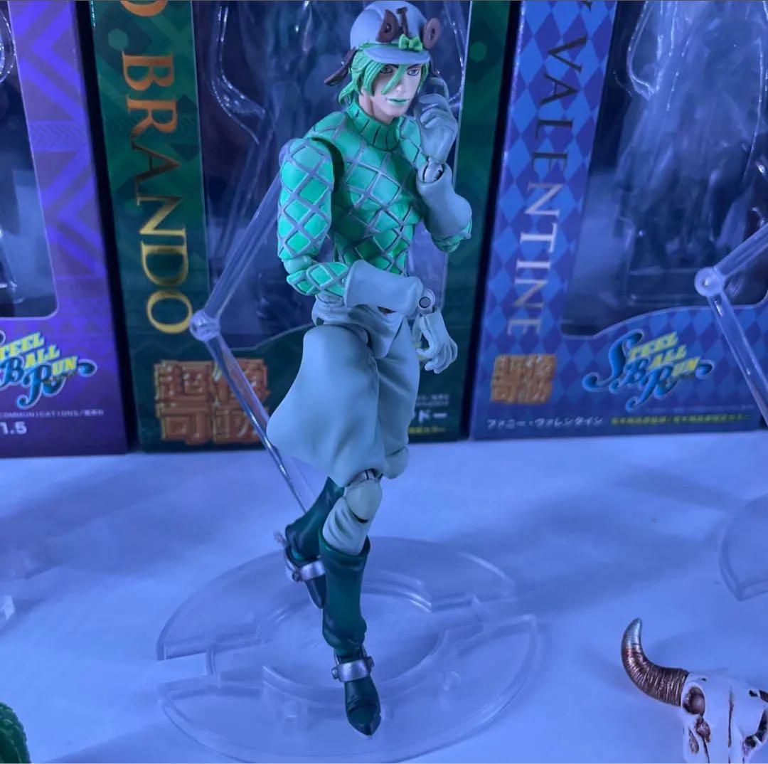 ジョジョの奇妙な冒険 超像可動 SBR 5種＋一番くじ ワーコレ 2種 セット