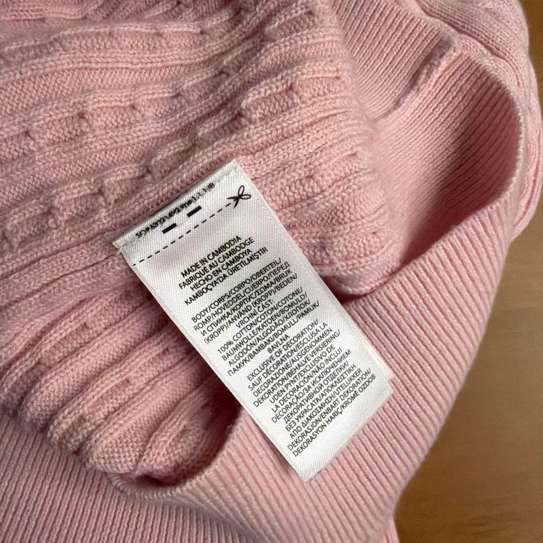 Polo Ralph Lauren ピンク カーディガン L/G