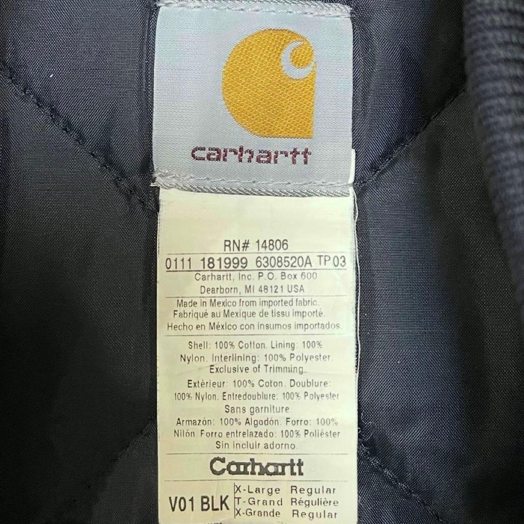 carharttカーハートダックベストVO1MadeinMexicoメキシコ製