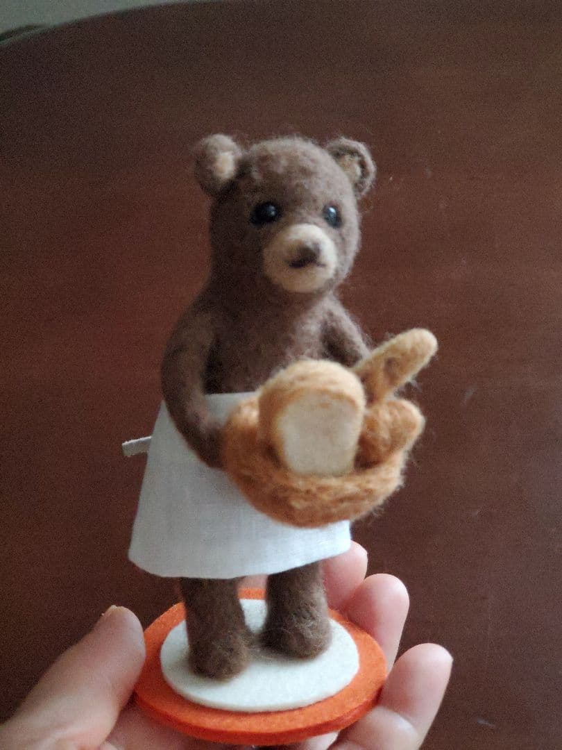 tanton ページ　羊毛フェルト リスとくま